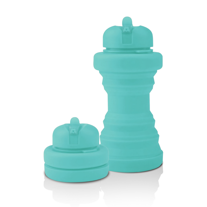 Istinja Bottle bleu mint, repliée et dépliée