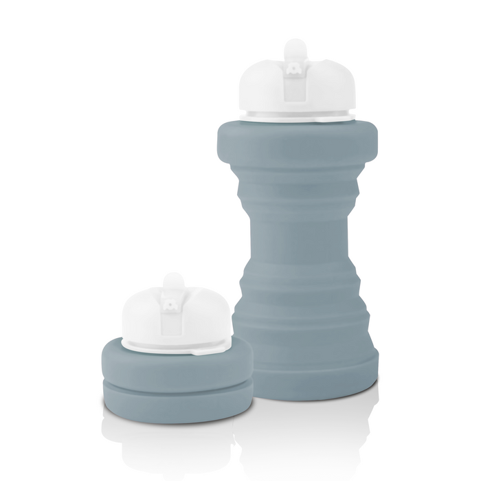 Istinja Bottle grise, repliée et dépliée